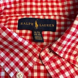 Ralph Lauren boys 18/20 button down